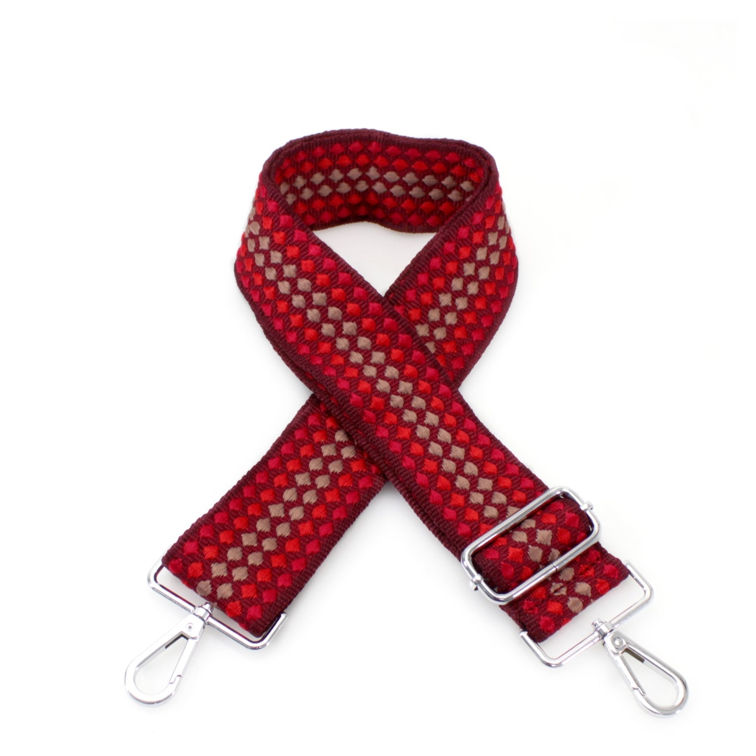 Canvas Strap- Red dots