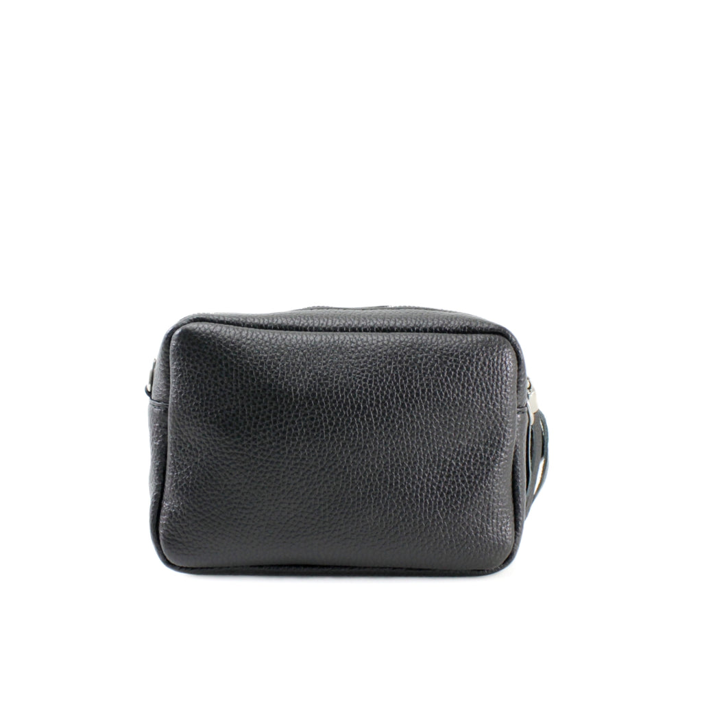 Leather Black Leopard Print Crossbody Bag Choose From 6 Colours