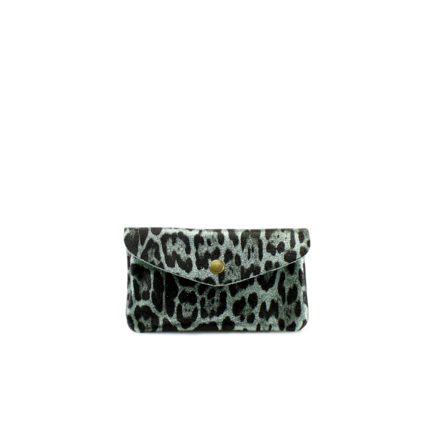 Large Leather Leopard Print Purse Choose From 15 Colours