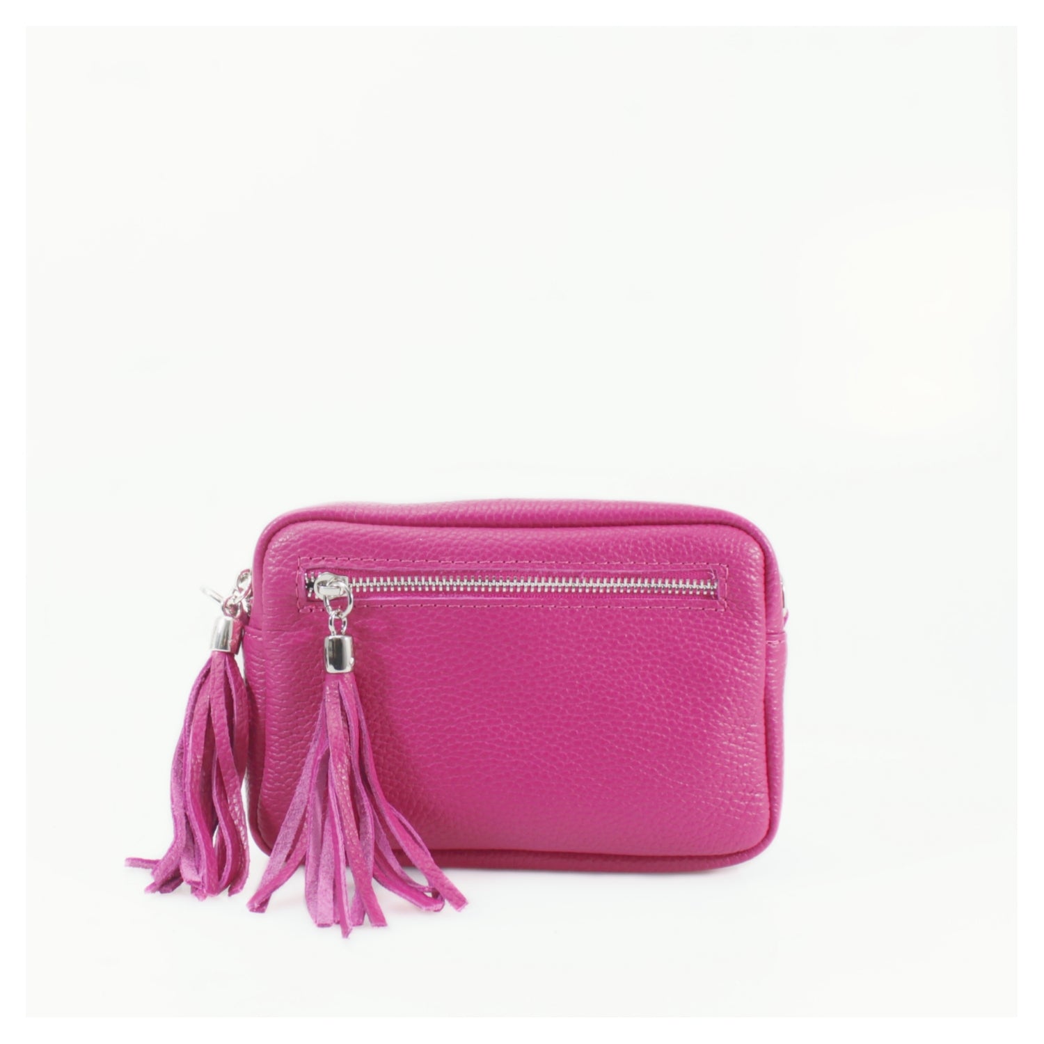 Italian Leather Tassels Crossbody Bag Choose From 12 Colours