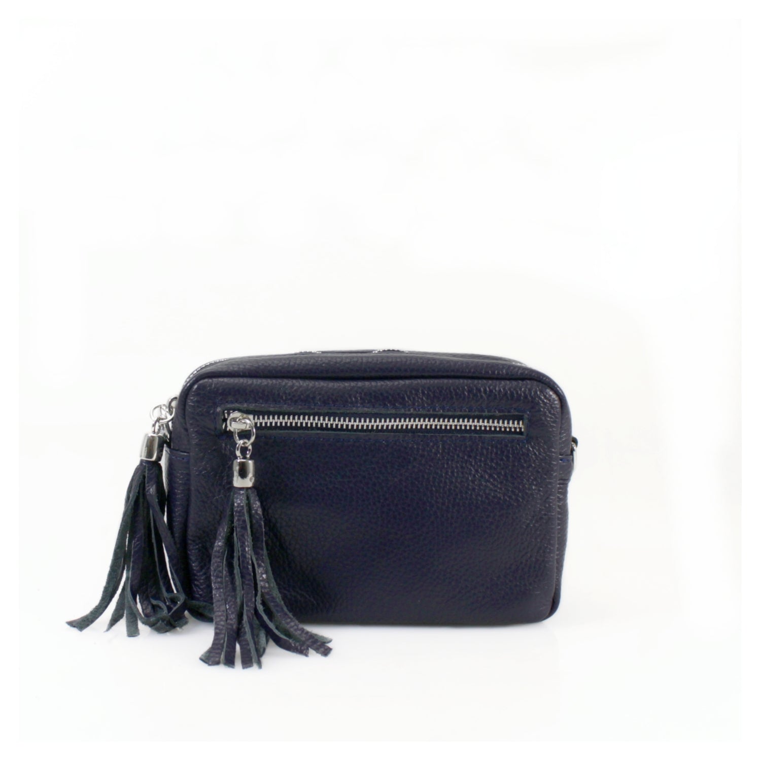 Italian Leather Tassels Crossbody Bag Choose From 12 Colours