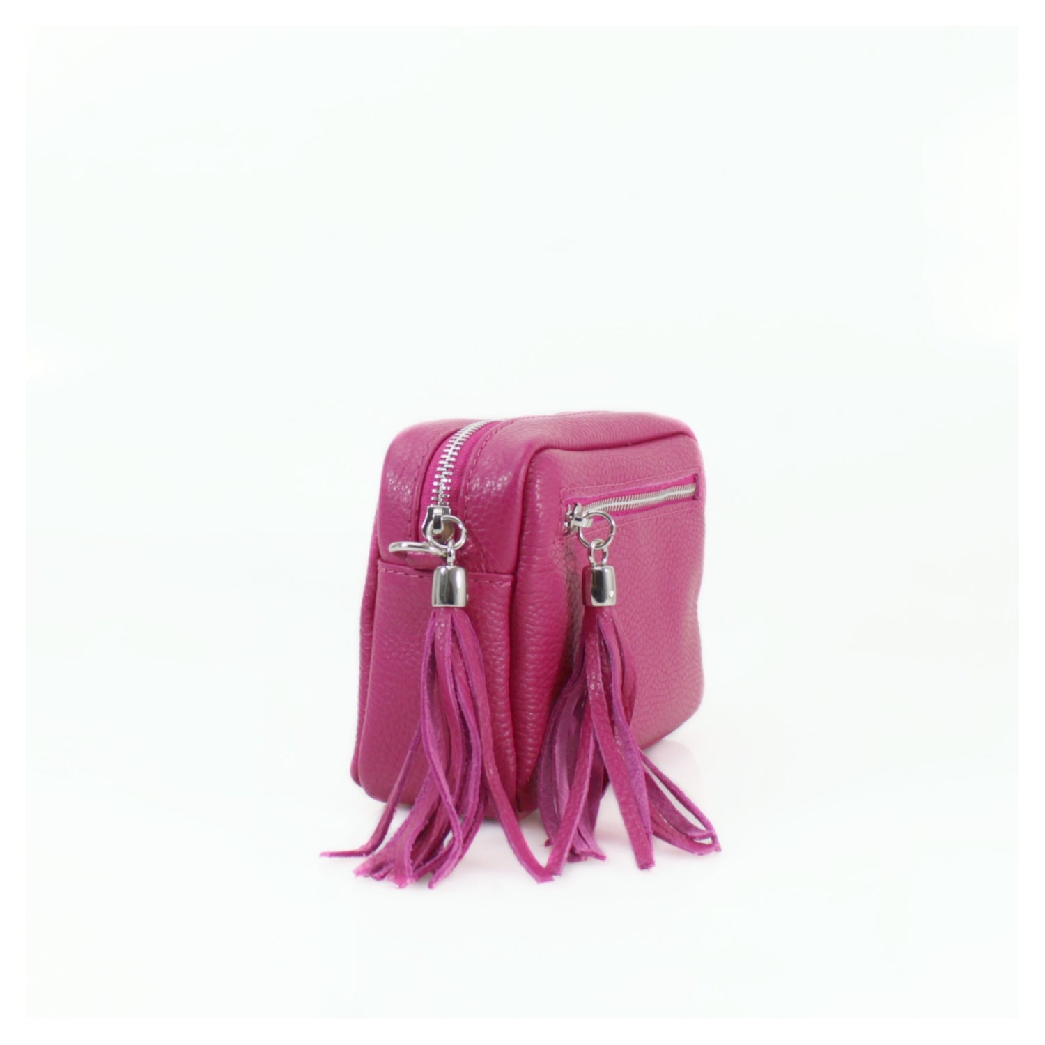 Italian Leather Tassels Crossbody Bag Choose From 12 Colours
