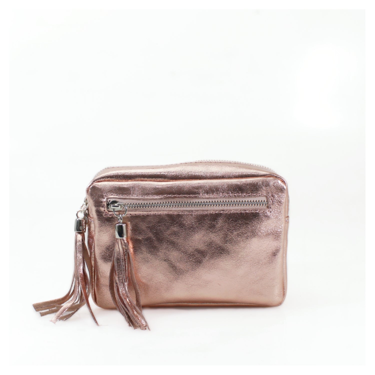 Italian Leather Tassels Crossbody Bag Choose From 12 Colours