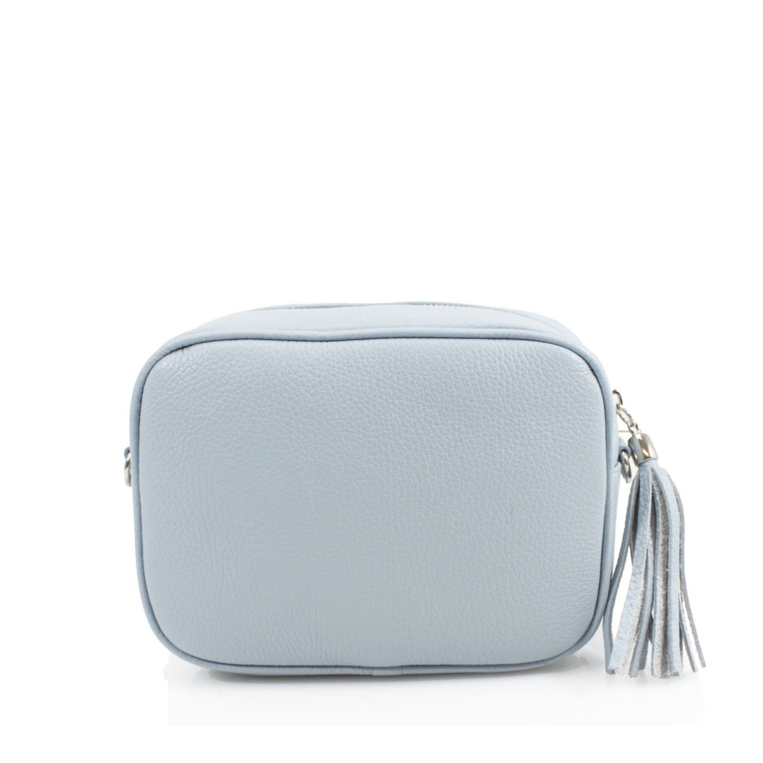 Italian Leather Crossbody Camera Bag Silver Hardware Choose From 37 Colours