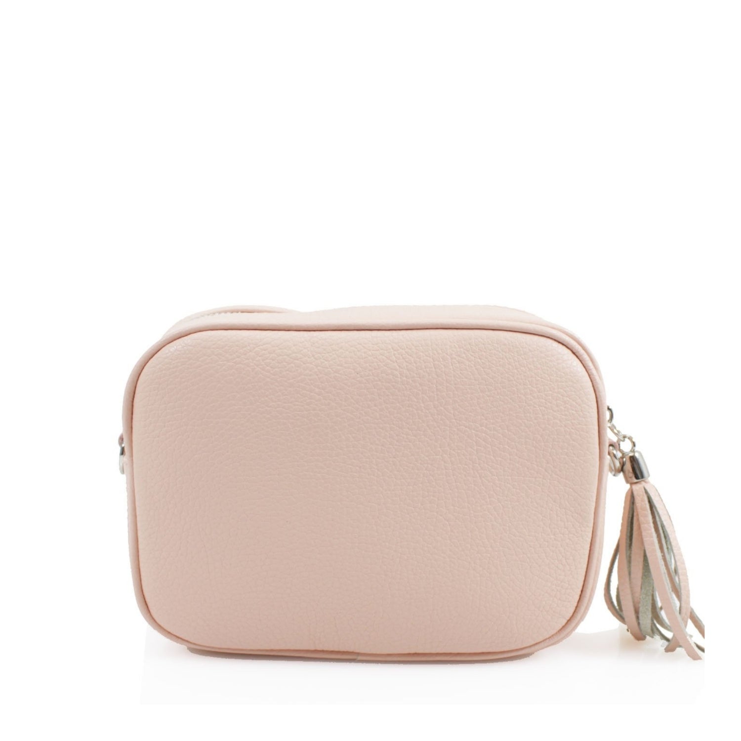 Italian Leather Crossbody Camera Bag Silver Hardware Choose From 37 Colours