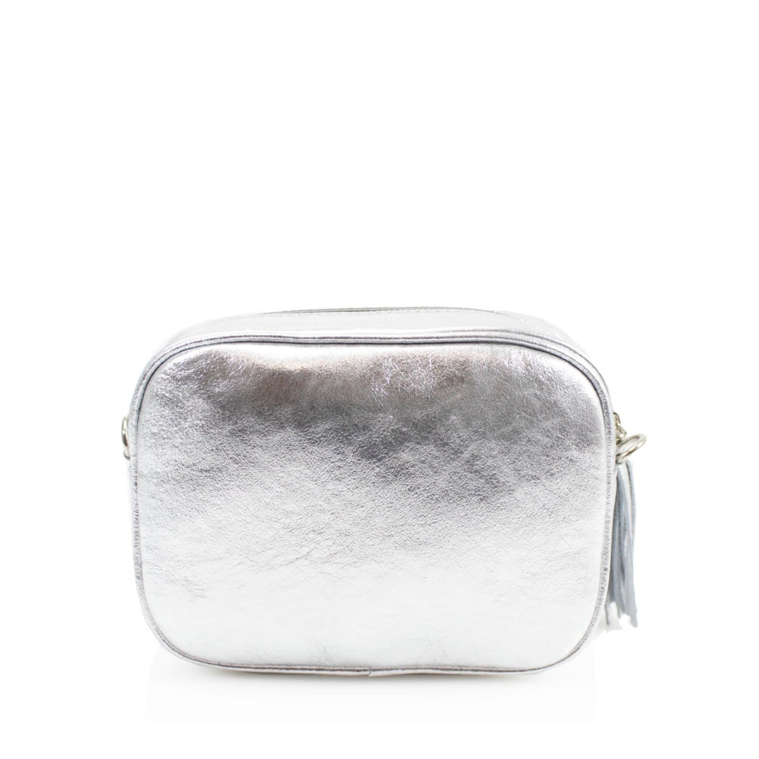 Italian Leather Crossbody Camera Bag Silver Hardware Choose From 37 Colours