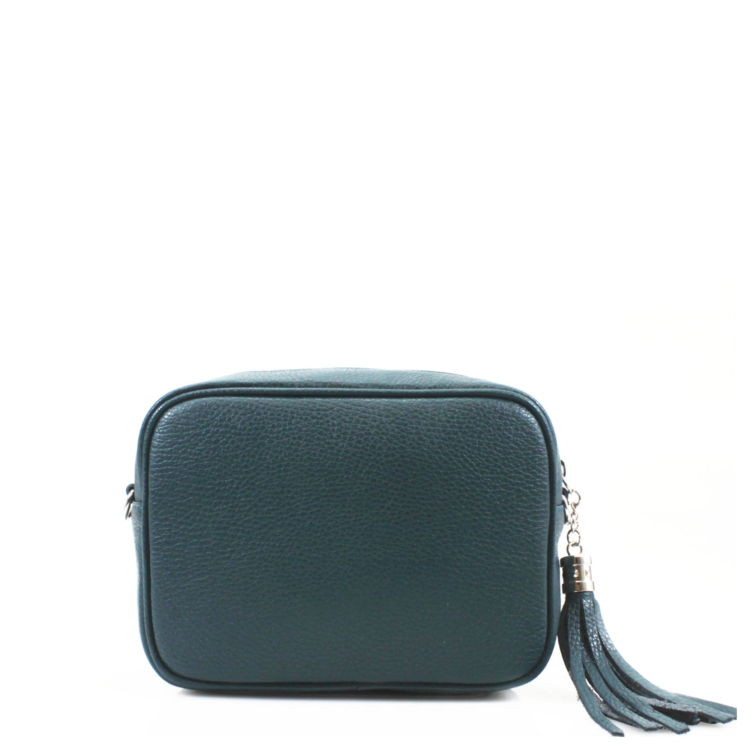 Italian Leather Crossbody Camera Bag Silver Hardware Choose From 37 Colours