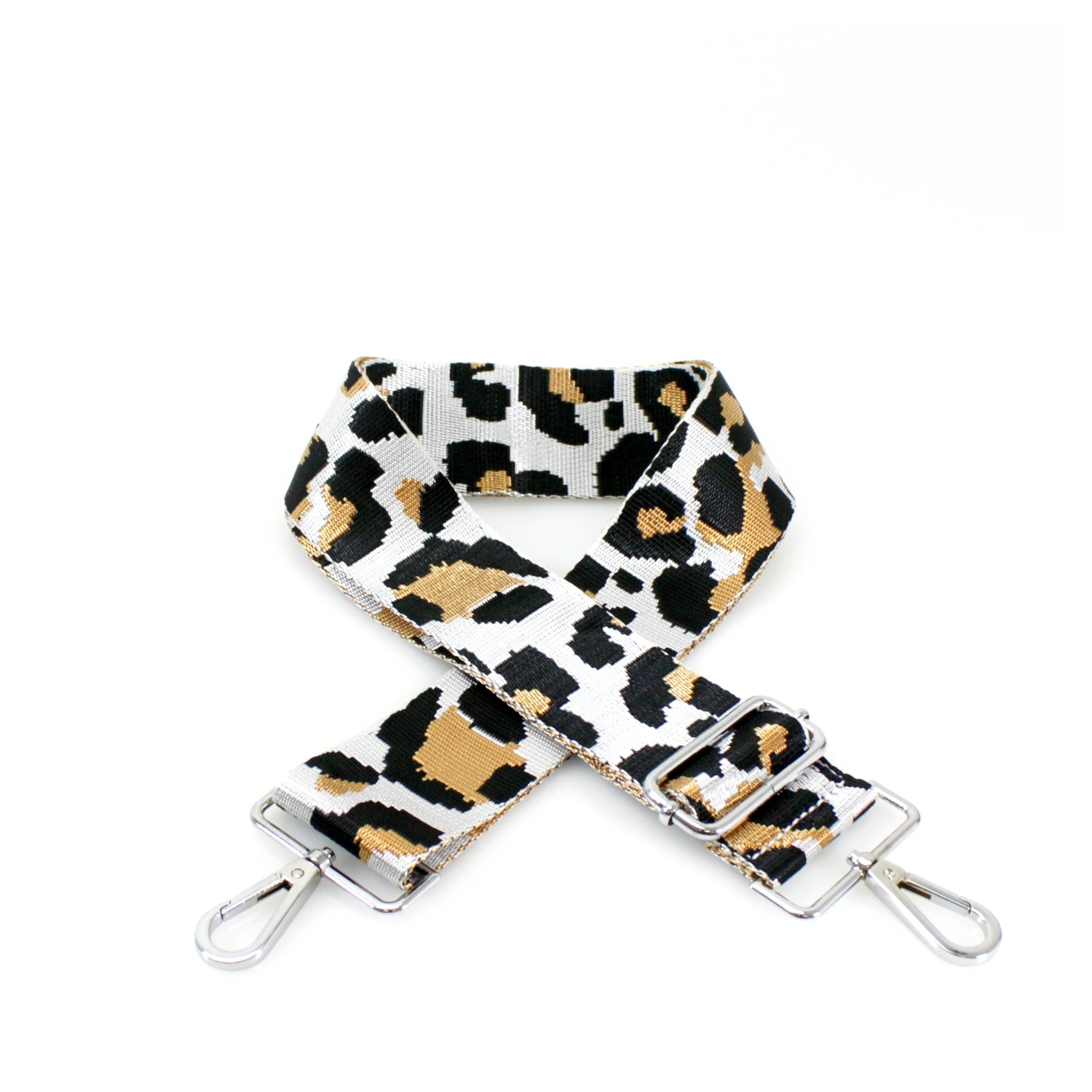Canvas Strap - White Cheetah